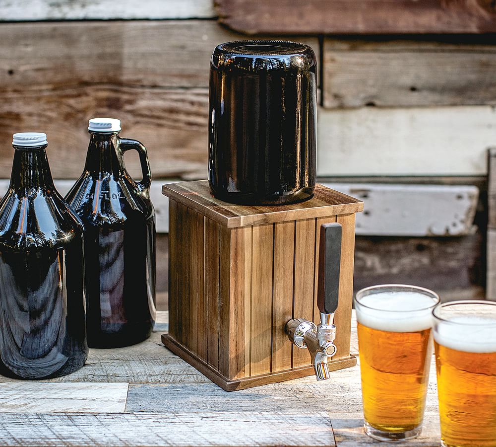 Glass Growler Beer Tap Pottery Barn