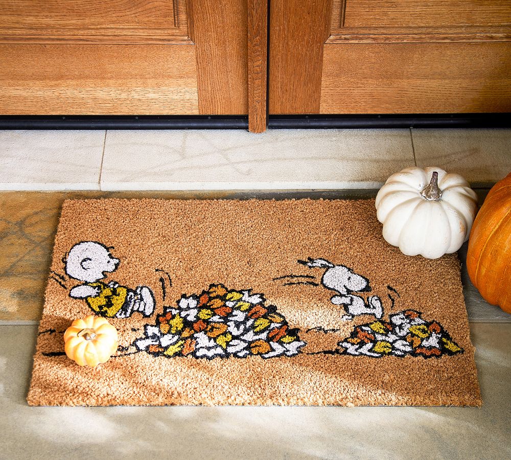 Snoopy Thanksgiving Doormat, Non-Slip Door Mat