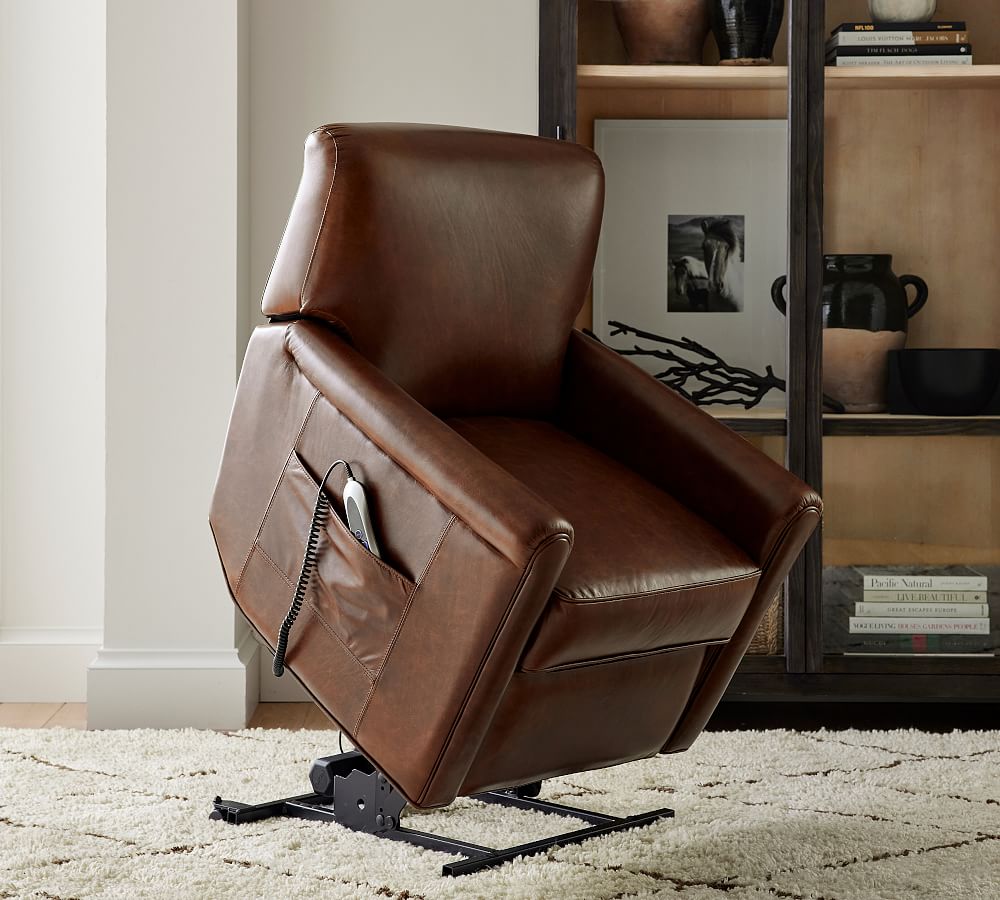 Irving Roll Arm Leather Manual & Power Recliner