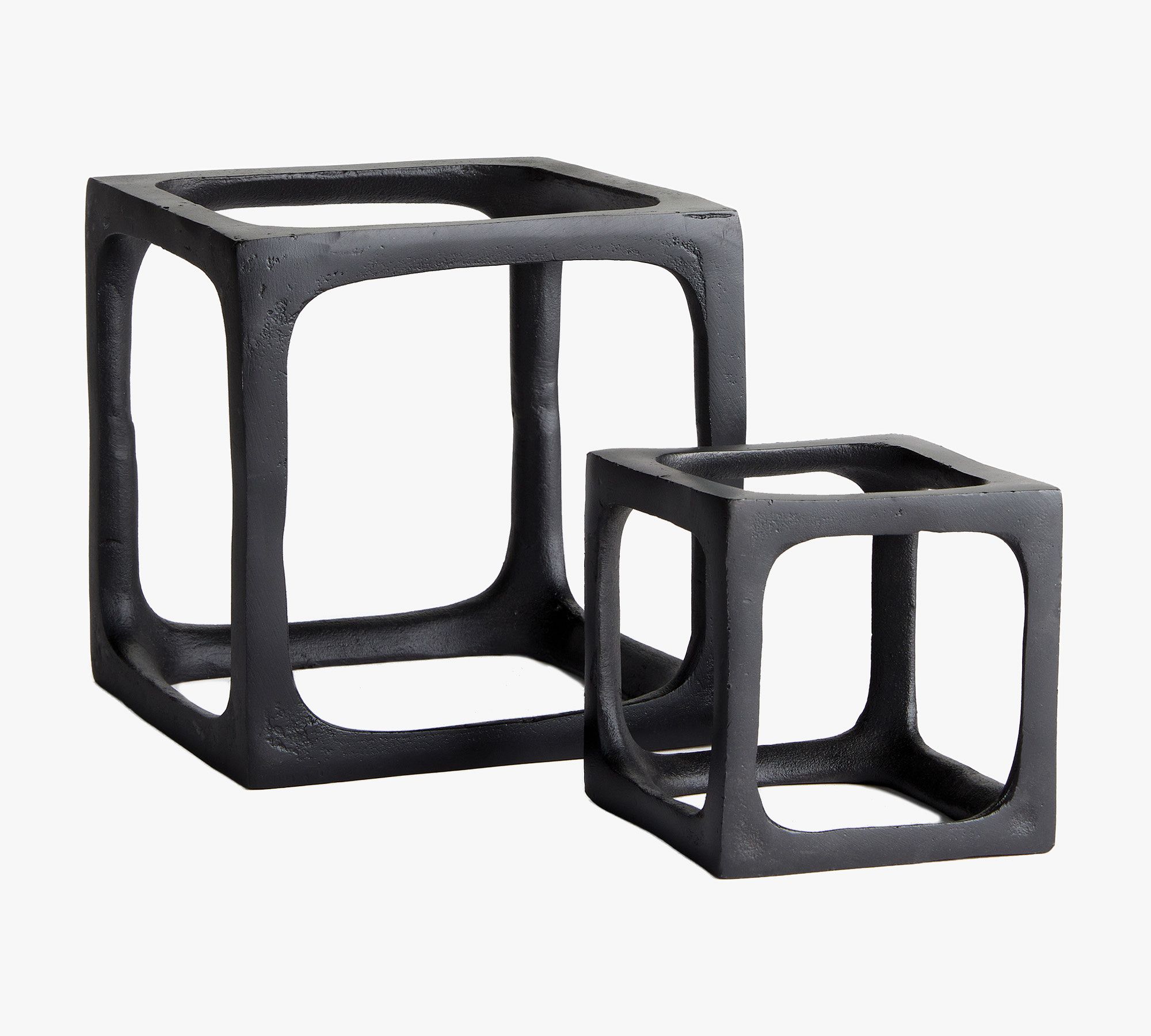 Cube Sculptures - Set of 2