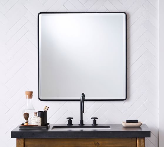 Square Bathroom Mirrors at