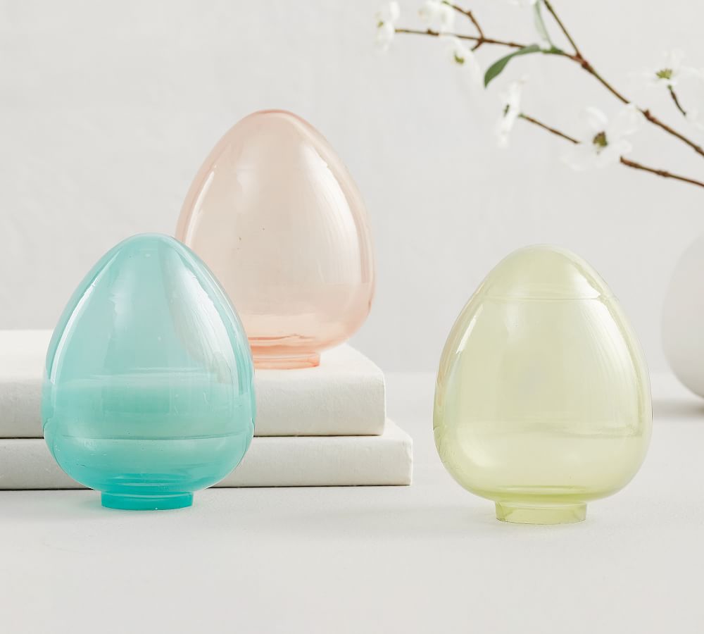 Decorative Glass Eggs Pottery Barn