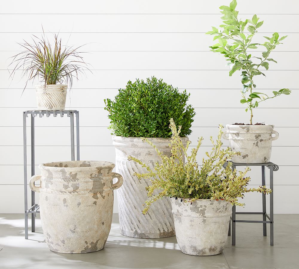 Eclectic Villa Outdoor Planters | Pottery Barn