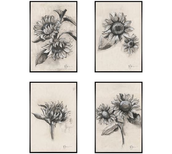 User-uploaded Content  Drawings, Charcoal art, Sunflower art
