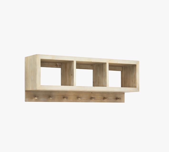 Folsom Entryway Wall Shelf with Hooks