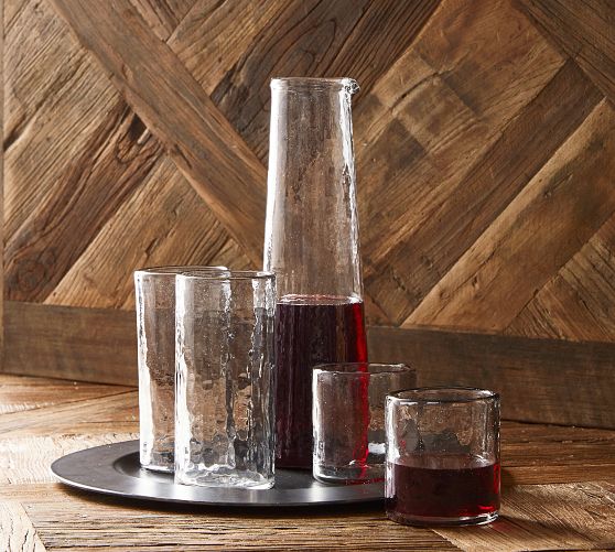 Hammered Handcrafted Drinking Glasses