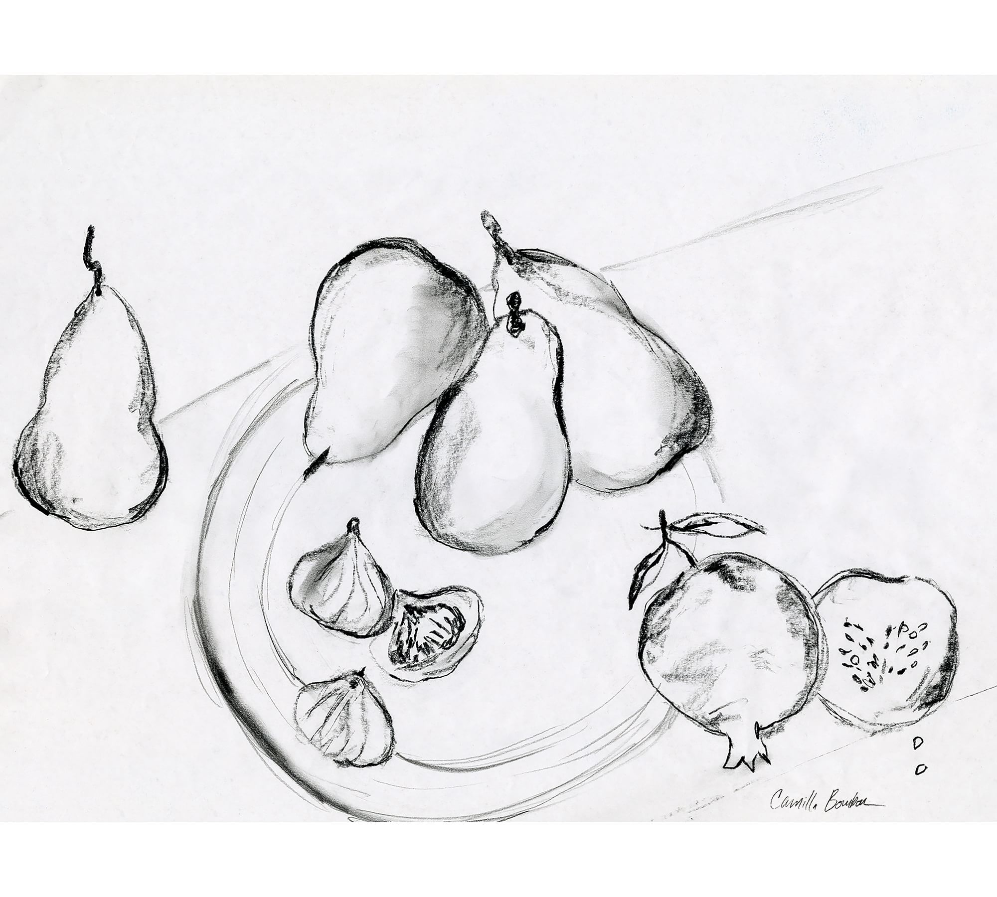 Fruit Plate Study by The Artists Studio