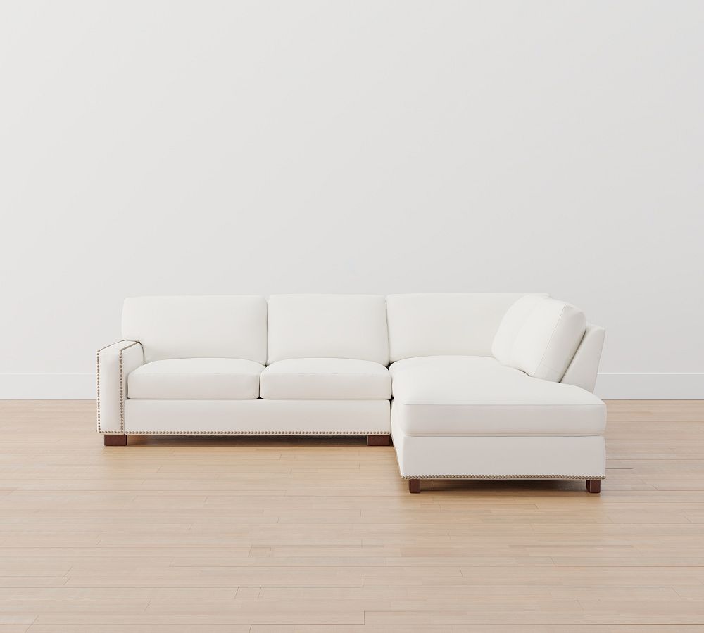 Turner Square Arm 3-Piece Bumper Sectional