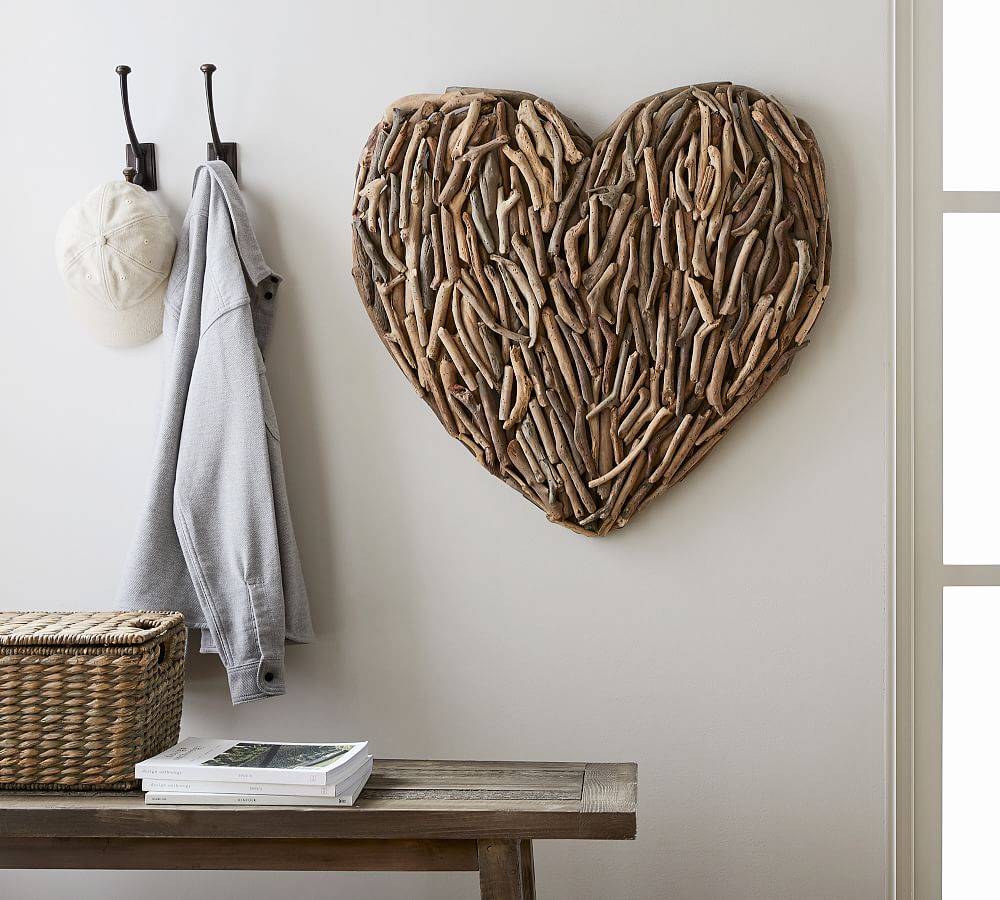 Driftwood Heart Wall Art