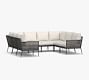 Cammeray Wicker U-Shaped 8-Piece Patio Outdoor Sectional (112&quot;)