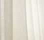 Custom Emery Linen Sheer Drape - Ivory