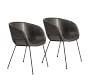 Lee Faux Leather Dining Armchair, Set of 2