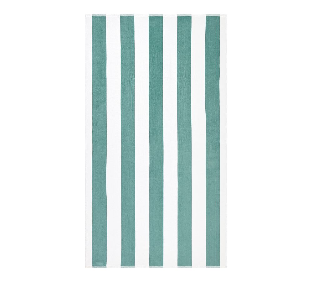 Classic Awning Striped Towel - Seabreeze