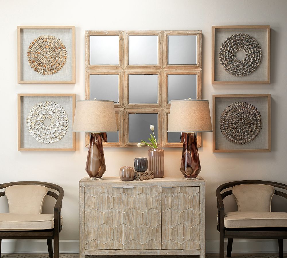 Oyster Shell Shadow Box Wall Art | Pottery Barn
