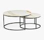 Delaney Round Nesting Outdoor Coffee Table | Pottery Barn