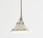 Curved Metal Bell Pole Pendant