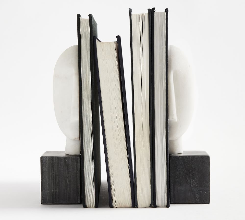 Meditative Handcrafted Bookends Pottery Barn