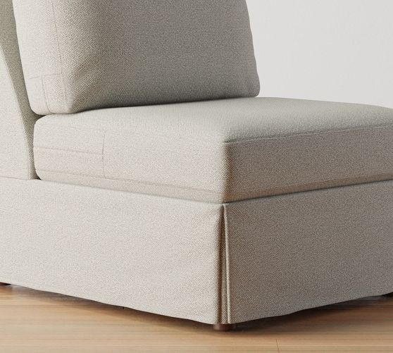 Shasta Roll Arm Sectional Component Replacement Slipcovers Pottery Barn