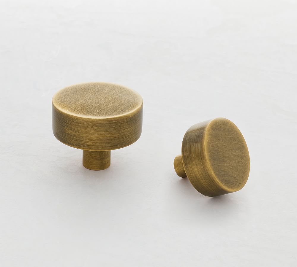 Brushed Brass Cabinet Knobs at