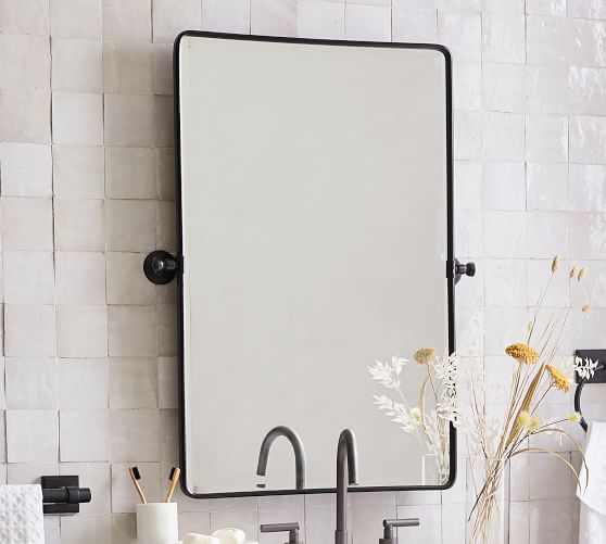 Pottery barn bathroom outlet mirrors