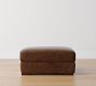 Turner Leather Ottoman with Nailheads