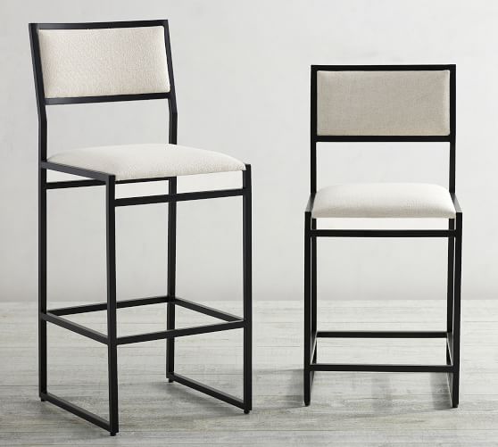 Pottery barn deals white bar stools