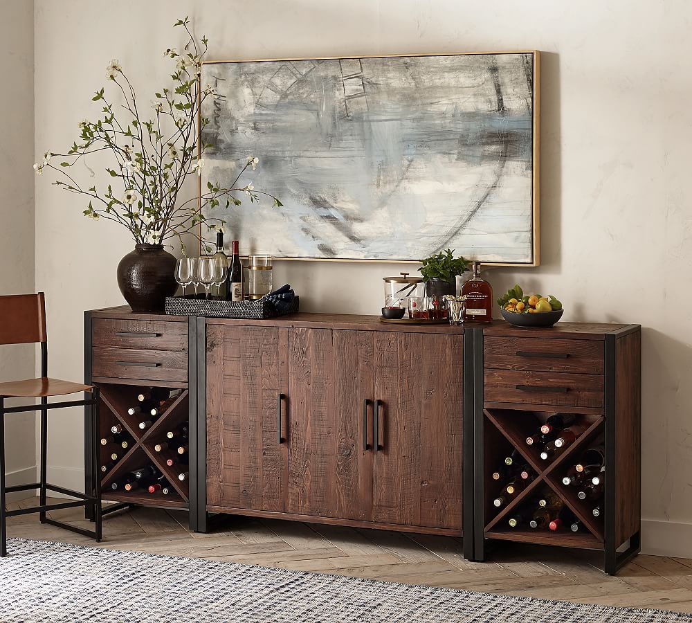 Griffin Reclaimed Wood Buffet &amp; Wine Console