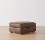 Turner Leather Storage Ottoman with Nailheads