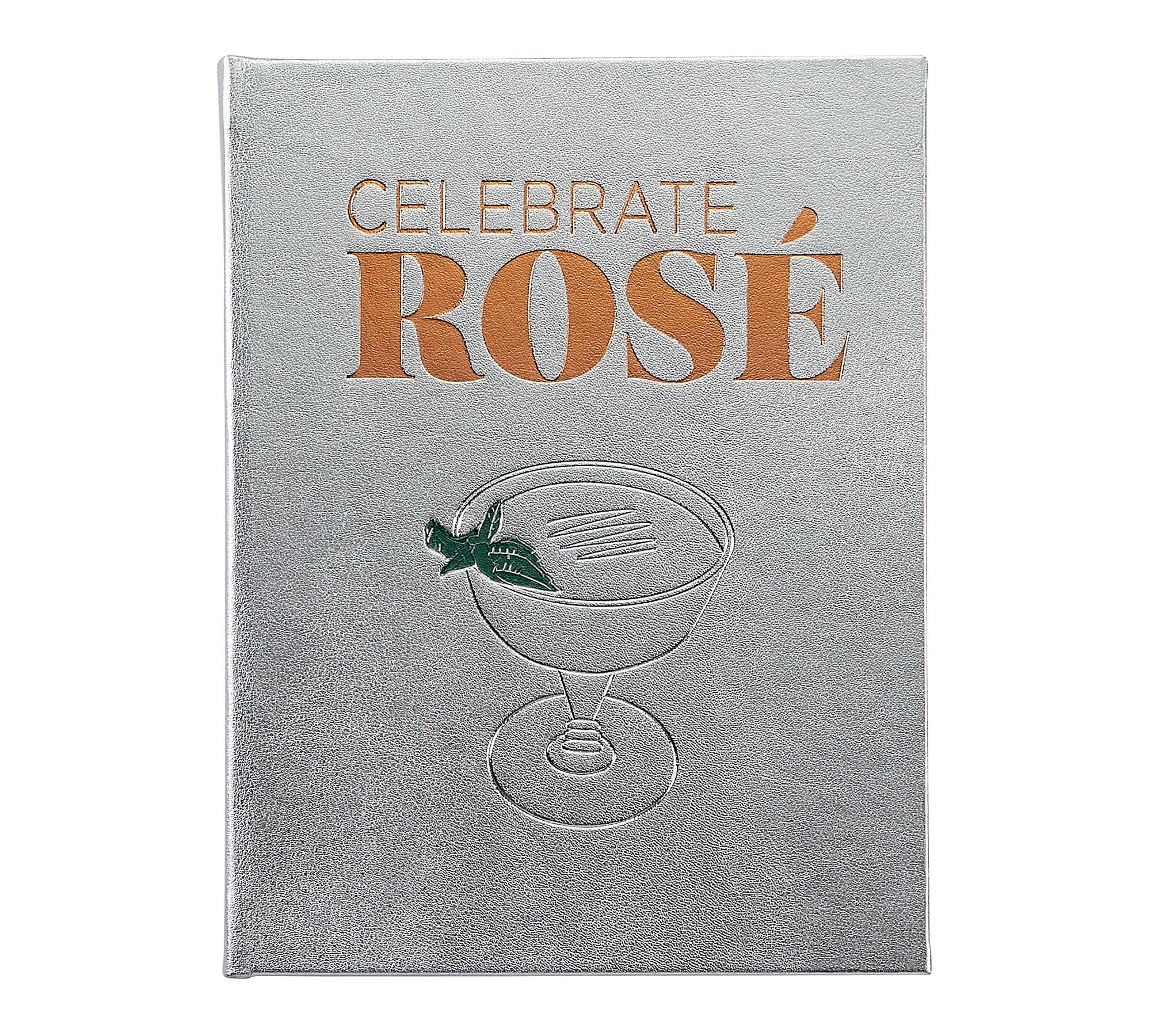 Celebrate Rosé Leather-Bound Book