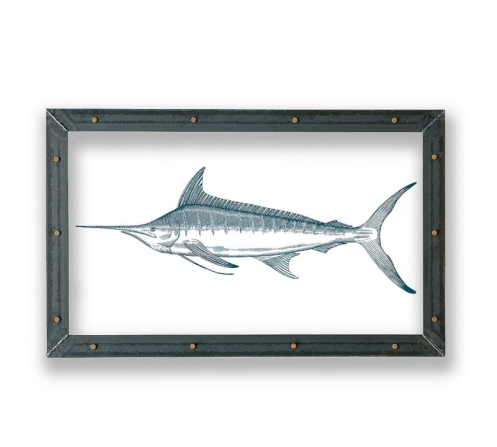 Swordfish Framed Acrylic Print
