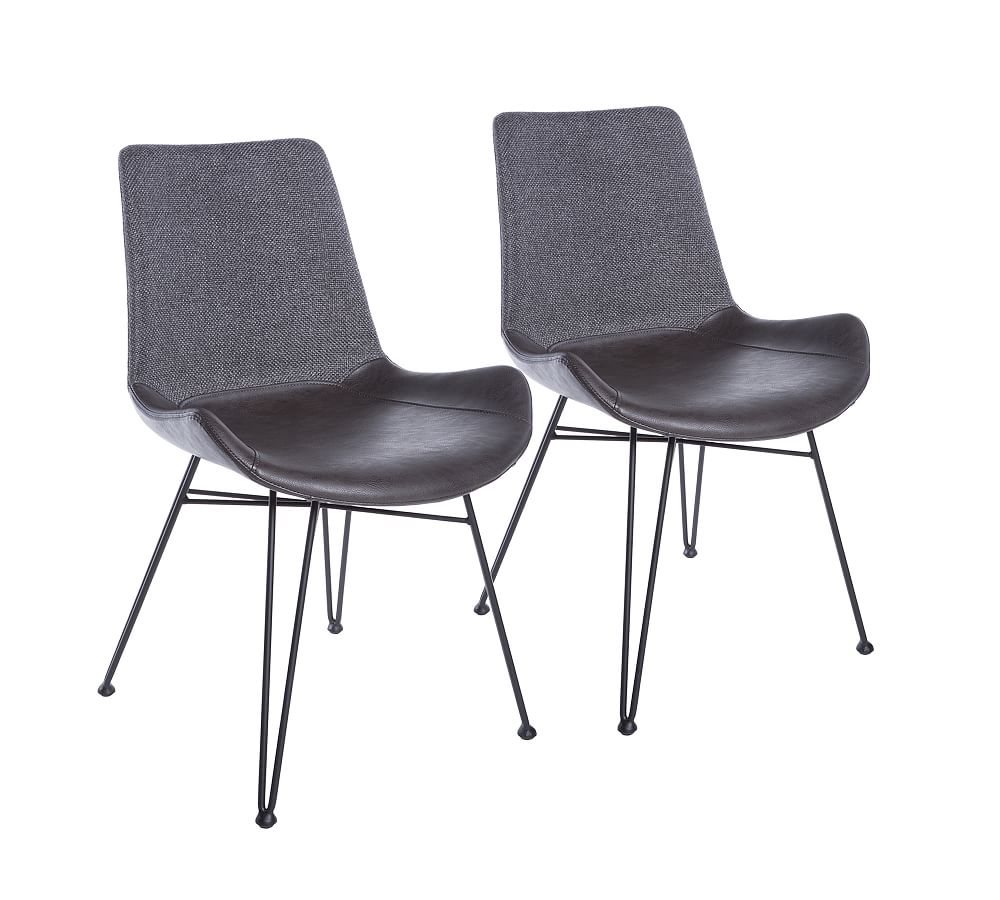 Lancer Faux Leather Dining Chair, Set of 2