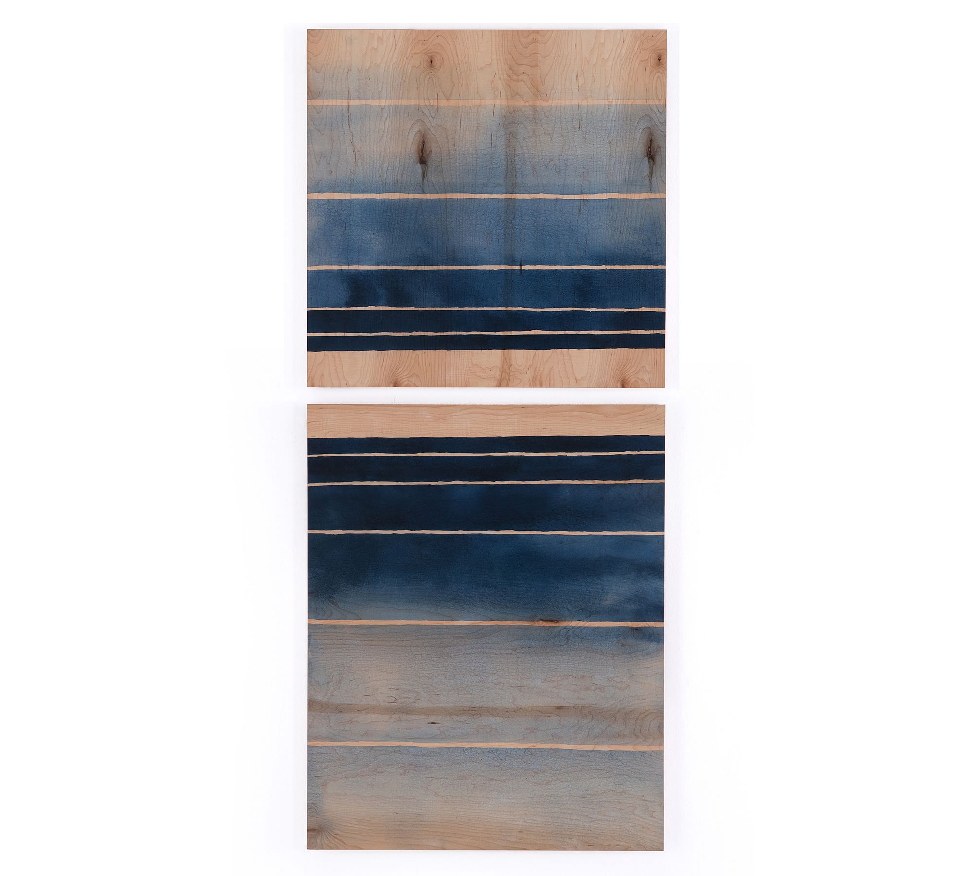 Wooden Deep End Diptych By Jess Engle