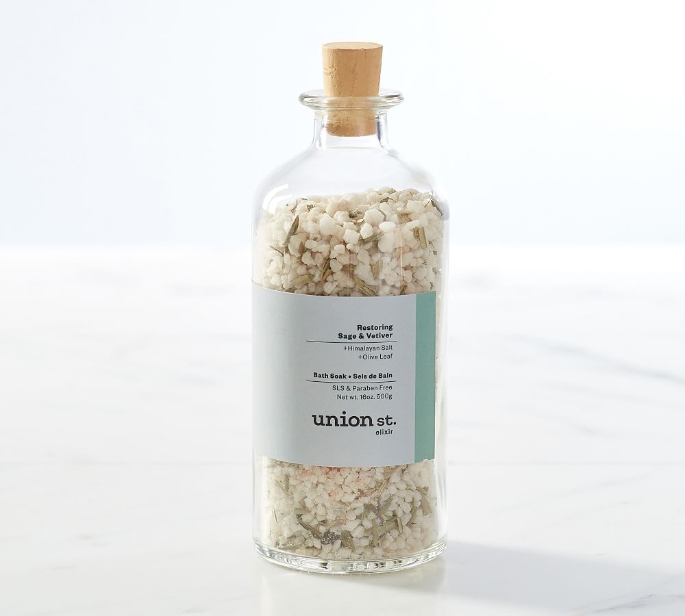 Union St. Elixir Restoring Sage + Vetiver Bath Salt
