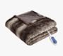 Beautyrest&#174; Heated Oversized Faux Fur Throw Blanket