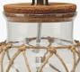 Kelsall Jute Net &amp; Glass Table Lamp