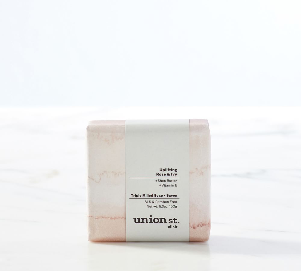 Union St. Elixir Uplifting Rose + Ivy Bar Soap