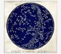 Framed Vintage Astronomical Chart - Blue