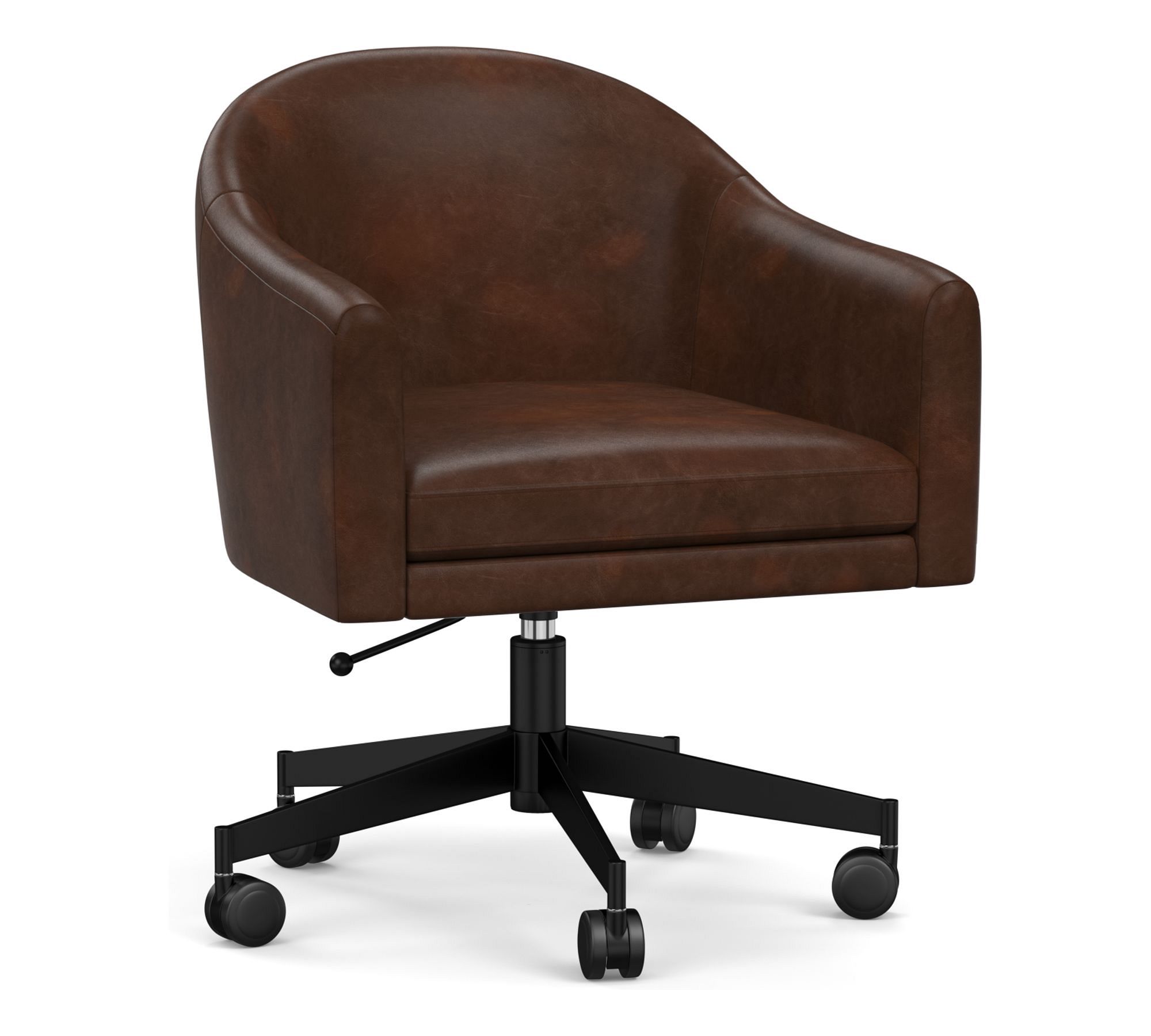 Gideon Leather Swivel Desk Chair