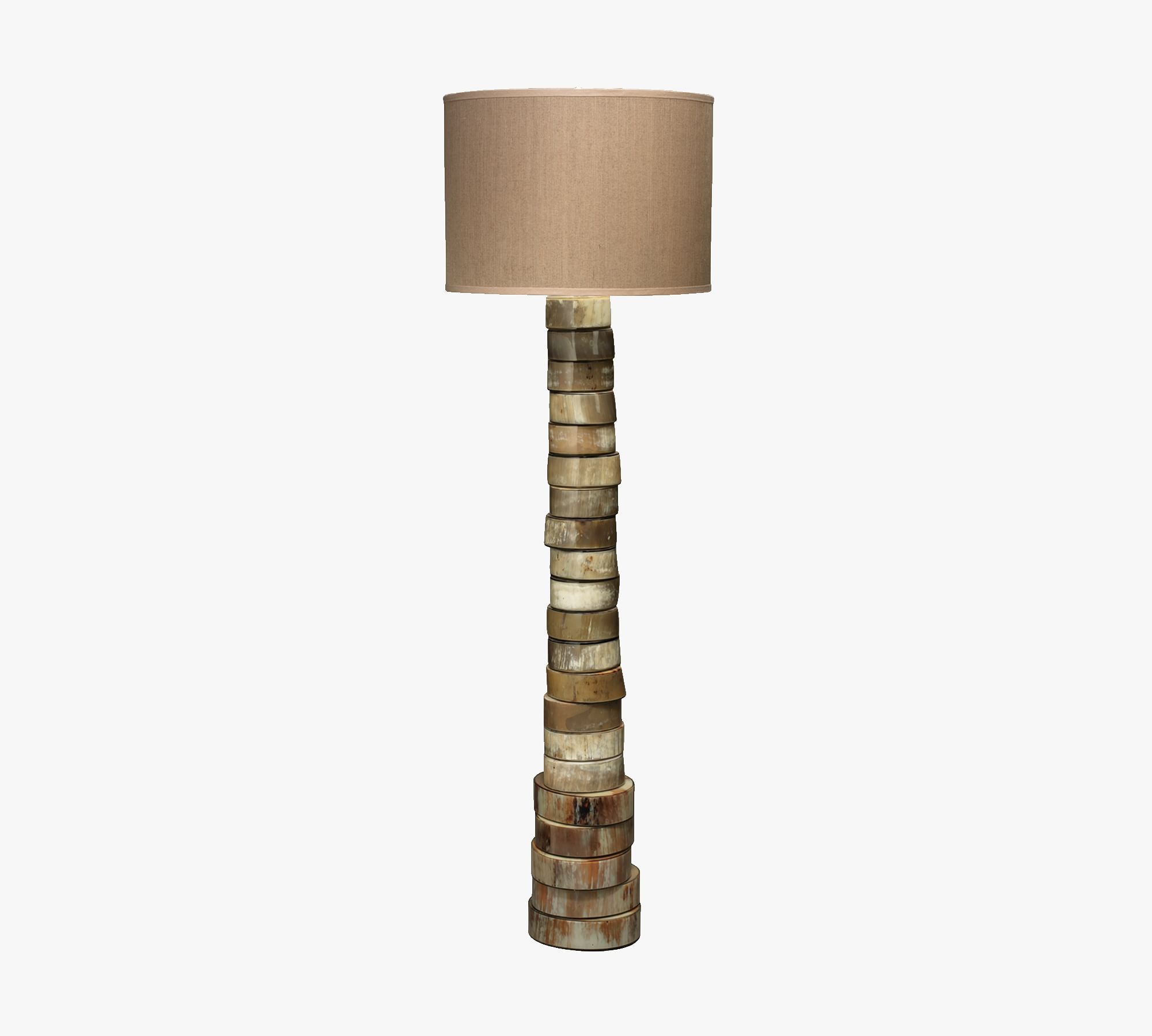 Dupree Faux Horn Floor Lamp (60")