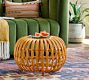 Riley Round Rattan Accent Table
