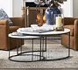 Delaney Round Marble Nesting Coffee Table | Pottery Barn