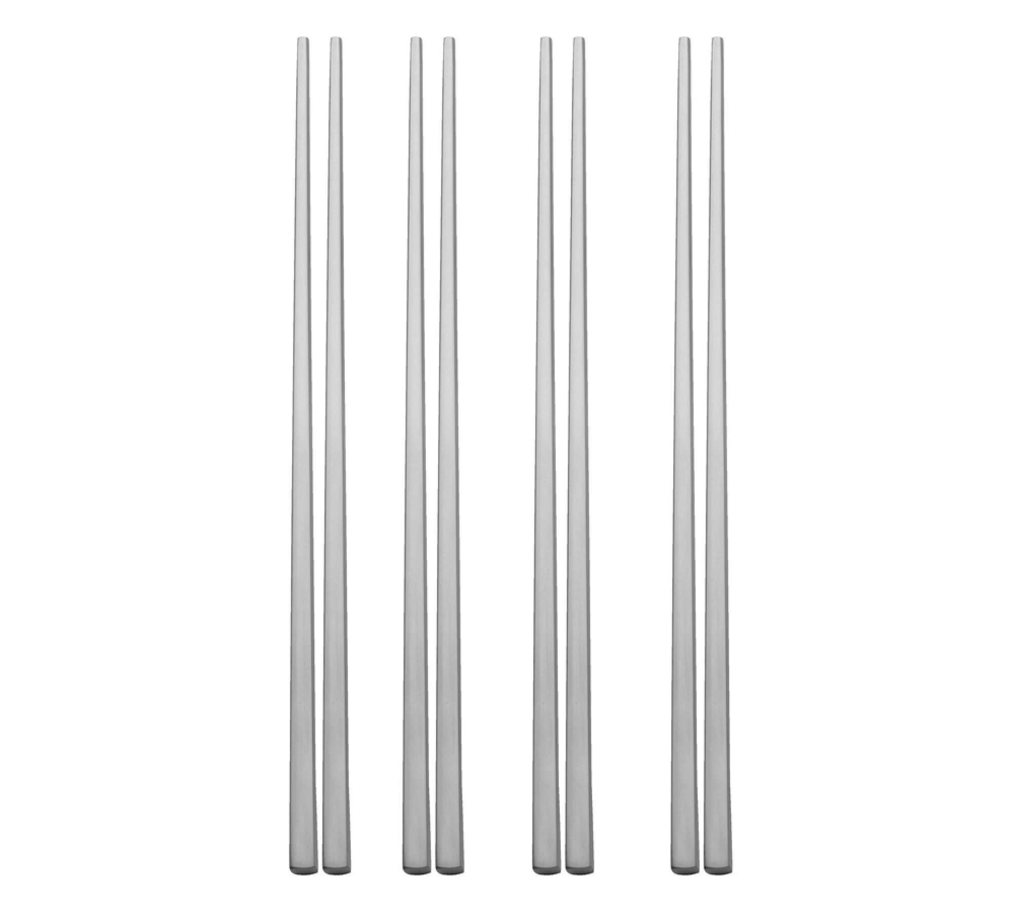 Stainless Steel Chopsticks - Set of 4
