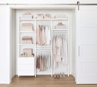 Essential Reach-In Closet by Hold Everything, 6' Hanging System with 3 ...