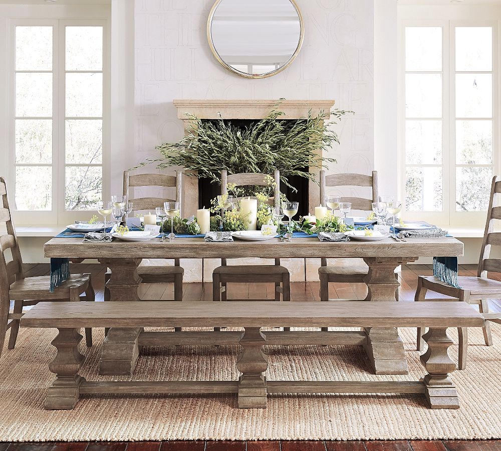 Pottery barn best sale tables and benches