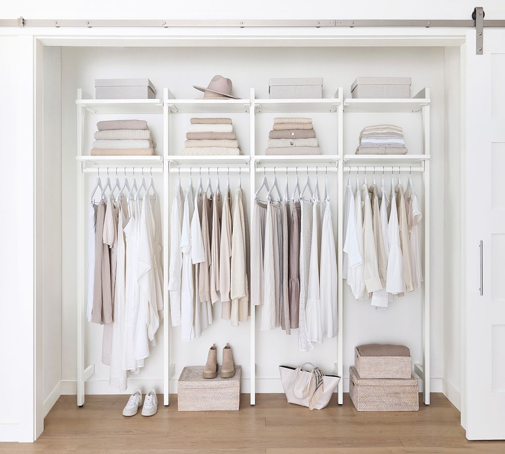 Essential&#160;Reach-In&#160;Closet by Hold Everything, 8' Long Hanging System&#8203;
