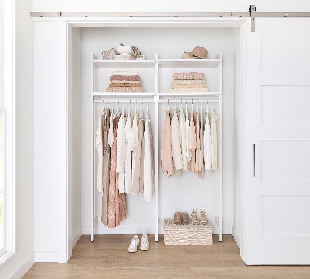 Essential Reach-In Closet by Hold Everything, 5' Long Hanging System ...