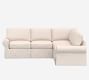 PB Basic Slipcovered 2-Piece L-Shaped Sectional (166&quot;)