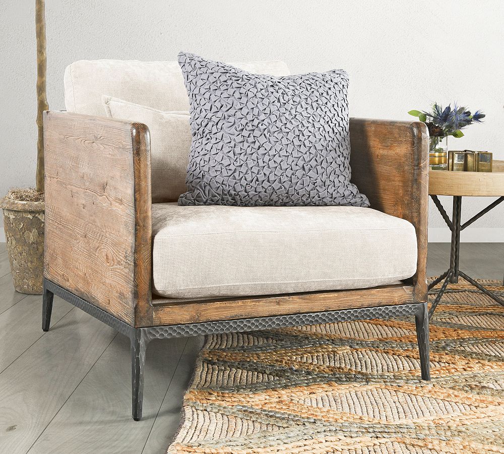 Pottery barn small online accent chairs