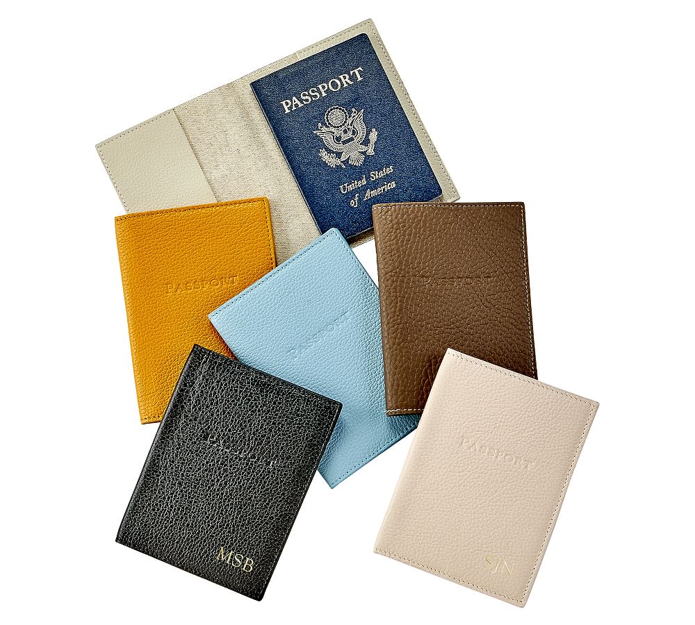 Emery Leather Passport Cover