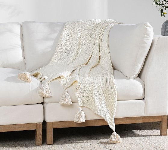 Izra Hand-Knotted Throw | Pottery Barn